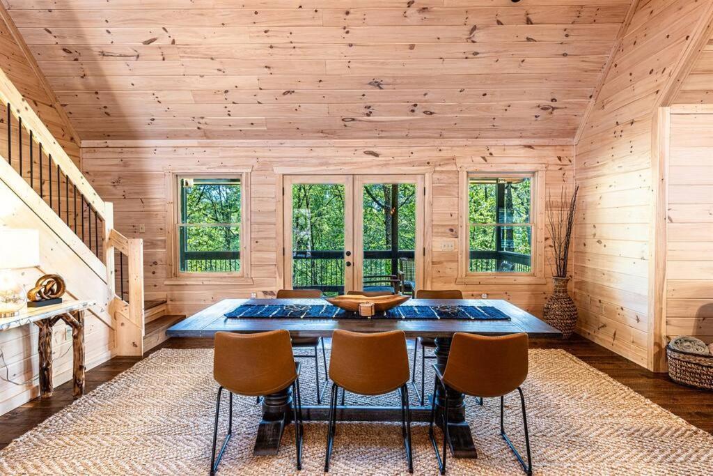 Luxe Family Cabin 8 Min To Downtown Blue Ridge Eksteriør billede