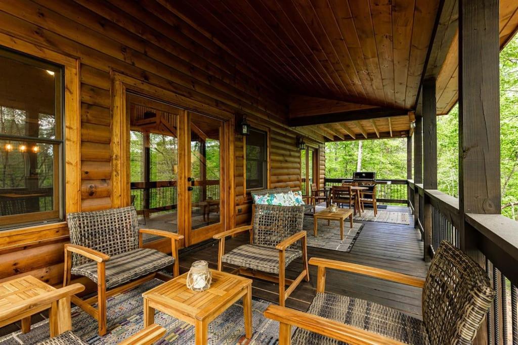 Luxe Family Cabin 8 Min To Downtown Blue Ridge Eksteriør billede