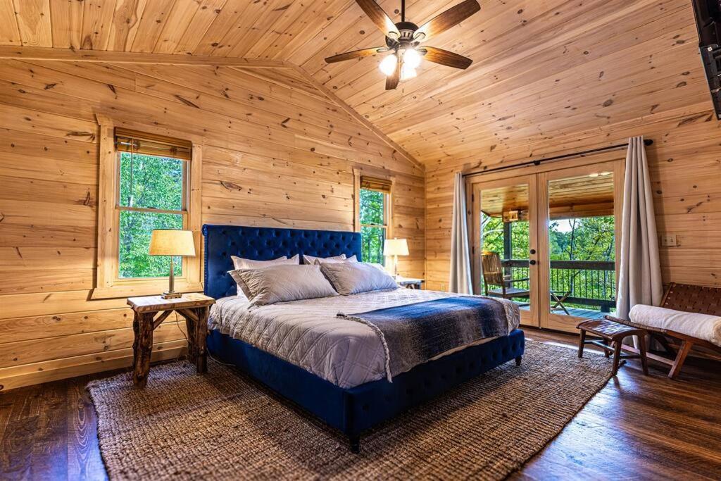 Luxe Family Cabin 8 Min To Downtown Blue Ridge Eksteriør billede