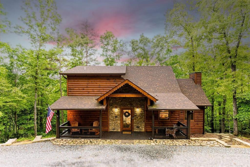 Luxe Family Cabin 8 Min To Downtown Blue Ridge Eksteriør billede